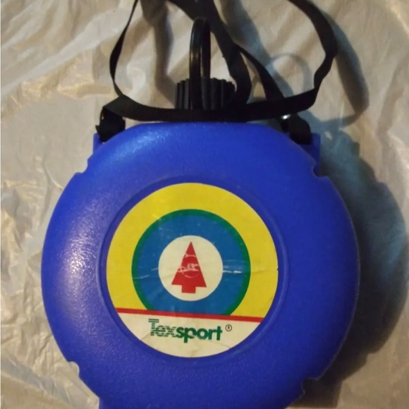 Texsport 1 Quart Insulated Blue Sports Canteen - Picture 1 of 6